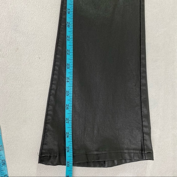 Bianco Black  Faux Leather Bootcut Pants - Picture 7 of 13